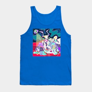 the demon the goat and the alien witches Tank Top